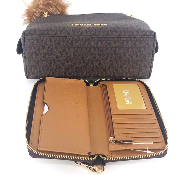 3PCS Michael Kors Jet Set Messenger Wallet Charms - Picture 5 of 8